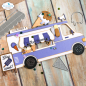 Mobile Preview: Elizabeth Craft Designs, Food Truck Dies