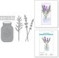Preview: Spellbinders, Mason Jar and Lavender