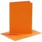 Mobile Preview: Deco Company, Karten & Kuverts orange