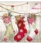 Preview: Ambiente - 5 Servietten Christmas Stockings