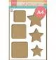 Mobile Preview: Marianne D - Mask Stencil Squares & stars