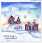 Preview: Studiolight, Stempel Snowy houses Let it snow nr.264