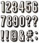 Preview: Sizzix, Tim Holtz Thinlits Die Set Alphanumeric Shadow Numbers