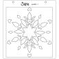 Preview: Sizzix, Layered Stencils by Olivia Rose Snowflake