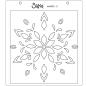 Preview: Sizzix, Layered Stencils by Olivia Rose Snowflake