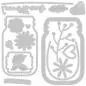 Mobile Preview: Sizzix • Thinlits die set Jar of flowers
