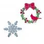 Mobile Preview: Sizzix • Thinlits die set Wreath & snowflake