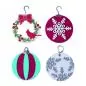 Mobile Preview: Sizzix • Thinlits die set Wreath & snowflake