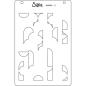 Preview: Sizzix, Layered Stencils by Stacey Park Cosmopolitan, Around the Block