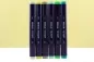 Preview: Prism Craft Markers Set 9 - Greens x 6 Pens, Hunkydory