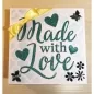 Preview: Sara Signature Crafty Fun Stencil - Made with Love, Crafters Companion