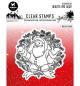 Preview: Studiolight, Stempel Wreath santa Essentials nr.300