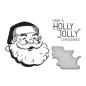 Preview: Spellbinders, Holly Jolly Santa Press Plate & Die Set