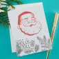 Preview: Spellbinders, Holly Jolly Santa Press Plate & Die Set