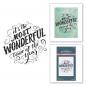 Preview: Spellbinders, Most Wonderful Time Press Plate