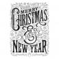 Preview: Spellbinders, Merry Christmas & Happy New Year Press Plate