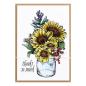 Preview: Spellbinders, BetterPress Sunflower Bouquet Press Plate & Die Set