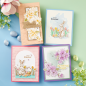 Preview: Spellbinders, BetterPress Spring Bunnies Press Plate & Die Set