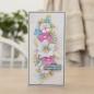Preview: Crafters Companion, Set Floral Creations Stamp & Die Floral Creations und Linen Card Pad - Summer/Spring