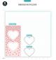 Mobile Preview: CraftLab, 3D Embossing Folder Slimline hearts Essentials nr.13