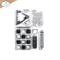 Preview: Elisabeth Craft Designs, Remember Moments Stamps Textures