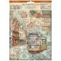 Preview: Stamperia, Art of Travelling A4 Rice Paper Selection