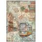 Preview: Stamperia, Art of Travelling A4 Rice Paper Selection