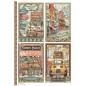 Preview: Stamperia, Art of Travelling A4 Rice Paper Selection