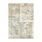 Preview: Stamperia, Voyages Fantastiques A6 Rice Paper Backgrounds