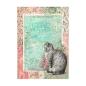 Preview: Stamperia, Orchids and Cats A6 Rice Paper Backgrounds