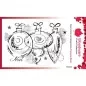 Preview: Creative Expressions • Woodware clear stamp three baubles