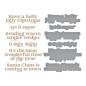 Preview: Spellbinders, Simon Hurley Wonderful Winter Sentiments Glimmer Hot Foil Plate & Die Set