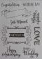 Preview: Sara Signature Rustic Wedding Clear Acrylic Stamp - Always & Forever, Crafters Comapnion