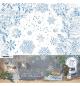 Preview: Studiolight • Acetate Sheets White & blue Vintage Christmas nr.04