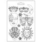 Preview: Stamperia, Masquerade Soft Mould A4 Masks