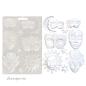 Preview: Stamperia, Masquerade Soft Mould A4 Masks
