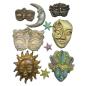 Preview: Stamperia, Masquerade Soft Mould A4 Masks