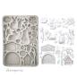 Preview: Stamperia, Rabbit and Flowers A5 Silicon Mould