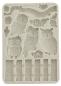 Preview: Stamperia, The Owl's House A5 Silicon Mould Owls and Branch