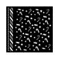Preview: Stamperia, Candy Christmas Thick Stencil Candycanes Pattern