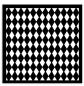 Preview: Stamperia, Alice in Christmas Thick Stencil Rhombus Pattern