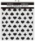 Preview: Stamperia, Alice in Christmas Thick Stencil 12x12cm Poker Cards