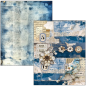 Preview: Ciao Bella, Urban Blue Denim A4 Maxi Mixed Media Book