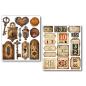 Preview: Ciao Bella, Grungy Tags Mixed Media Stickers