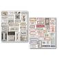Preview: Ciao Bella, Vintage Scripts Mixed Media Stickers