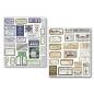 Preview: Ciao Bella, Vintage Scripts Mixed Media Stickers