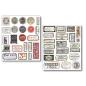 Preview: Ciao Bella, Vintage Scripts Mixed Media Stickers