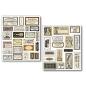 Preview: Ciao Bella, Vintage Scripts Mixed Media Stickers