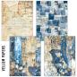 Preview: Ciao Bella, Urban Blue Denim Craftmix Mixed A5 Paper Pack