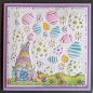 Preview: Nellie Snellen, Mixed Media Stencils Easter Eggs Background